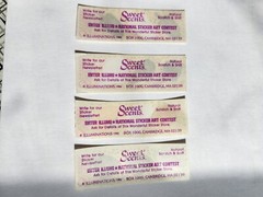 Lot of SNS Sweet Scents Stickers – lemon, spearmint, chocolate – smells great!!