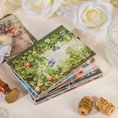 30Pcs Vintage Flowers Girls Scrapbook Paper Wall Collage Junk Journals Supplies