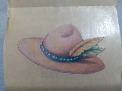 Vintage Mary Engelbreit Stickers 90s 1991 COWBOY BOOTS & HATS 4 pieces