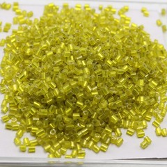 5000 pca Silver-Lined Glass Tube Bugle Beads 2X2mm + Storage Box Jewelry making
