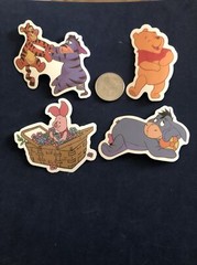 Disney Stickers – Disney Winnie The Pooh / Tigger Lot of 4 Stickers.