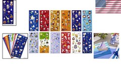 Exclusive 12 Sheet Peanuts Sticker Collection – Perfect for Holidays & Crafts
