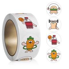 500 Pcs/Roll Rewards Stickers Cartoon Insect Stickers Animal Stickers for Kids