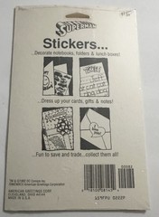 Pack of Vintage 1992 SUPERMAN Stickers SEALED 4 Sheets American Greeting