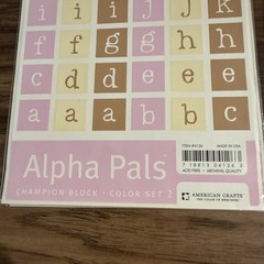 HUGE NEW LOT of 21 Letter & number scrapbooking stickers