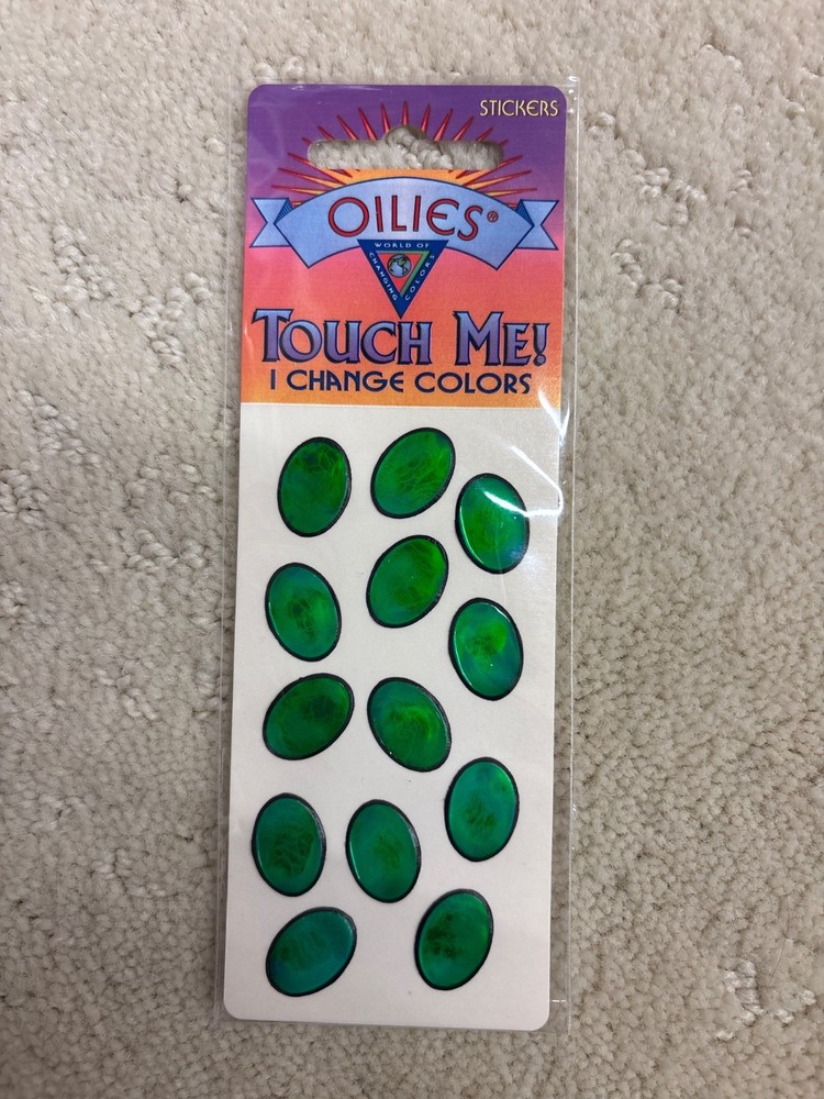 vintage oilies liquid crystal stickers – Easter eggs