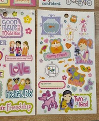 American Girl Crafts Sticker Lot 6 Sheets 2010 NEW