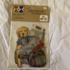 Paper Reflections 19 Vellum Die Cuts Boy’s Activities BRAND NEW
