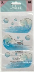 Jolee’s Boutique 3-D Vellum Ocean WAVES & Clouds Theme 63858 Fast FREE Ship!
