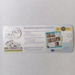 Creative Memories ’40s/’50s/’60s/’70s Decade Sticker Sets- 6 Sheets Each