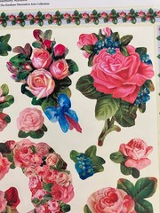 Vintage Punch Studio Sticker Sheet «Sentimental Roses» Gifted Line New Unused