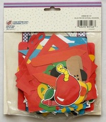 New Vintage Lot Provo Craft Sheets School Birthday Stickers & Borders & Die Cuts