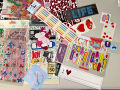LOT of tons Boutique Scrapbook Stickers SET from Michaels EUC/NEW
