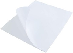 Jam-Free 30 Sheets of 8.5″x11″ White Matte Sticker Paper for Easy Labeling