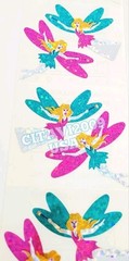 HAMBLY STUDIOS PRISMATIC STICKERS PINK TEAL FAIRY COLLECTABLE RARE RETIRED