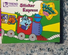 Vintage TREND Sticker Folder Book Lot: 1990s 4 Sticker Saver Folders