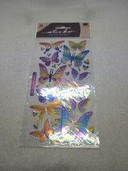 Lot of Sticko Stickers – 4 Packs – Butterfly Foil, Baby, Cupcakes, Valentines