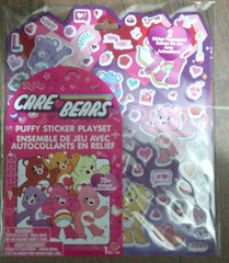 NEW Care Bears Puffy Sticker Playsets 2 sticker scenes 75+ stickers