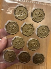 Recollections Monogram Stickers Letters S R E M A H P K B T Junk Journal Lot