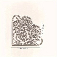 8pcs Photo Scrapbook Corner Pieces Designs Metal Cutting Dies Die Cut