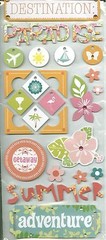 DESTINATION PARADISE Summer Adventure Getaway Tropical Vacation MAMBI Stickers