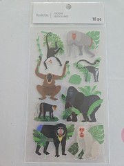 Recollections MONKEYS 🐒 Scrapbooking stickers