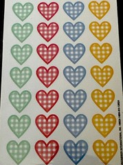 HEART 28 STICKERS✨💚✨🩷✨💙✨💛✨6” X 4”✨LOVE IS IN THE AIR✨AWESOME✨💫