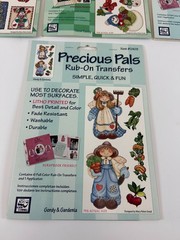 Mixed Lot Rub On Transfers Christmas Bears Angels Tiles Gardening Country NEW
