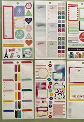 HUGE Lot of Planner Stickers & Paper 3 Complete Books, Stickers, Tabs & More