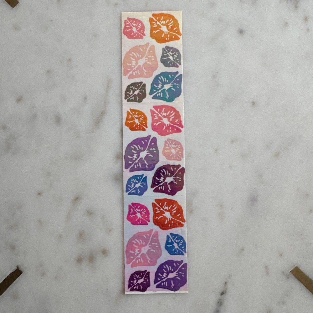 Vintage Lisa Frank Mother Of Pearl Sticker Sheet