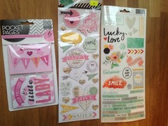 Project life, scrapbooking. Huge lot of supplies. Becky Higgins, studio calico