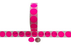 Color Coding Labels Super Bright Fluorescent Neon Yellow, Green, Orange and P…