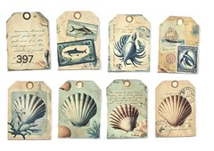 Nautical Themed Journal Tags Scrapbooks Collage
