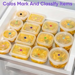 12000 PCS Small Colored Dot Stickers, 1/4″ Round Color Coding Labels,20 Color…