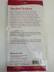 American Girl Crafts (2) 3D Stacked Stickers (2) Bubble Peel & Stick – New