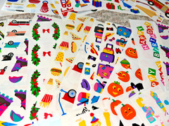 Mrs Grossmans Sticker Lot Holiday Birthday Kids 175+ Strips Creative Memories