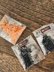 Lot in Case of Embellishments for Crafts and Scrapbooking, Letter Beads, Charms