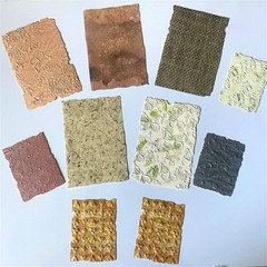 Textured Paper Pack ✿ 25pc Scrapbook Junk Journal Collage Paper Sampler