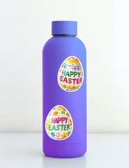 Happy Easter Egg Vinyl Die Cut Stickers Set Scrapbooking Laptop Waterbottle