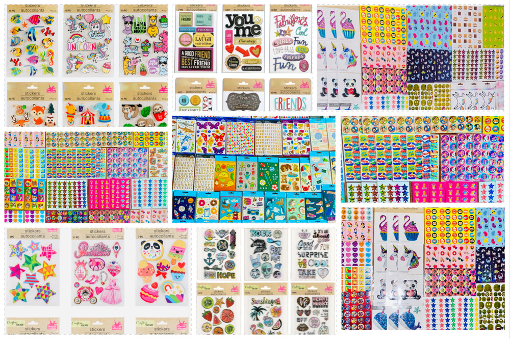 544 STICKERs Sandylion Hallmark Crafters Corner American Greetings RECOLLECTIONS
