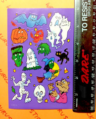 Vintage American Greetings Halloween Ghosts & Monsters Stickers Pack