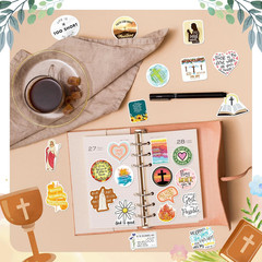 300PCS Inspirational Christian Stickers, Jesus Religious Stickers for Water Bott