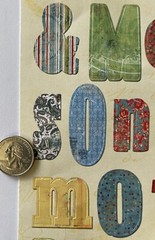 MOTHER MONOGRAM Card Stock Die-Cuts(56pc)daisyd’s•Letter •Word•Card Making•Scrap