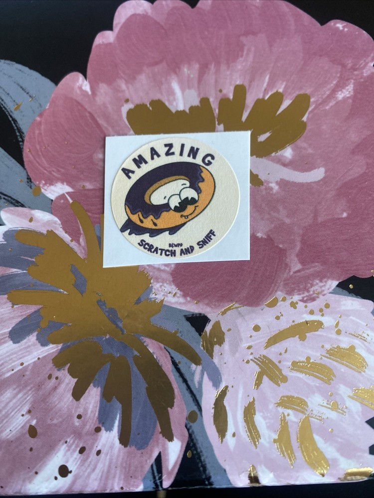 WW Small Scratch N Sniff Sticker Mod Grape Jelly Donut Scented