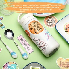Faith Verse Stickers: 100 Inspirational Waterproof Decals for Stylish Journaling
