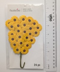Sunflowers On Stems Paper Flowers Scrapbooking Embellishments By Recollections