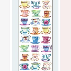 Violette Stickers – Teacups Sticker Sheet – Modern Art – Planners & Crafts