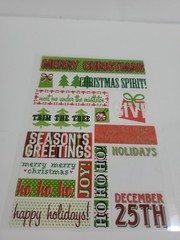 Vintage 1990s Holiday Christmas Mixed Sticker Sheets Hallmark Hobby lobby Ect