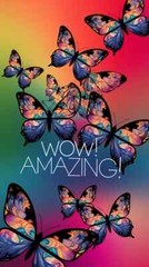 Amazing Butterfly Postcards 2 pcs, Scrapbook Card Topper Junk Journal Art Cards