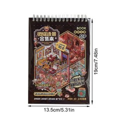 3D Ghostly Landscape Sticker Tear Resistant Paper For Wall Art Displays